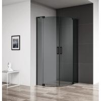 Душевой уголок 90-100x90-100 Cezares SLIDER-R-2-90/100-GRIGIO-NERO серое