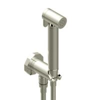 THG THG Les Ondes Гигиенический душ, с настенным держателем, подводом воды и шлангом 125см., цвет: Matt nickel