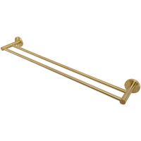 Полотенцедержатель Cezares Relax RELAX-THD-65-BORO 65,5 см, двойной, золотой матовый