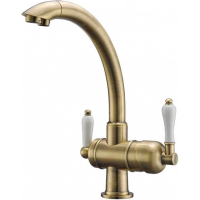 Смеситель для кухни с подключением к фильтру ZorG Sanitary ZR 327 YF BR