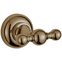 Крючок Cezares Aphrodite APHRODITE-DHK2-02-M двойной, для ванны, бронза