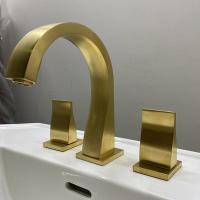 Смеситель для раковины THG Pure G04-F07-151, с донным клапаном, цвет: Matt gol