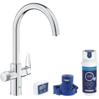 Смеситель для кухни Grohe Blue Pure StartCurve 30593000 с фильтром, хром