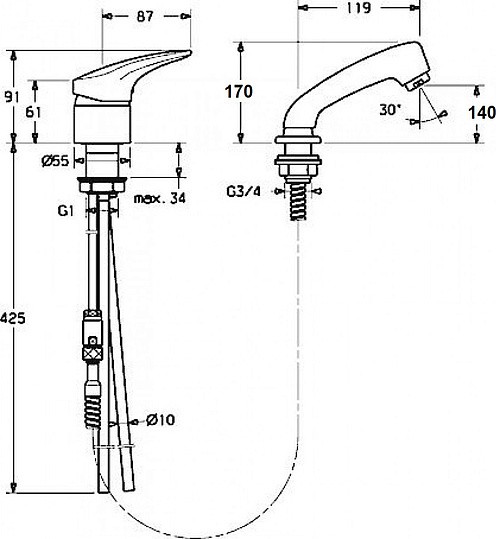 смеситель для кухни zorg sanitary zr155572