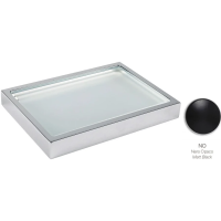 Мыльница Cezares Prizma PRIZMA-SODP-NOP настольная, черный матовый