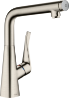 Смеситель для кухни Hansgrohe Metris M71 14785800, сталь