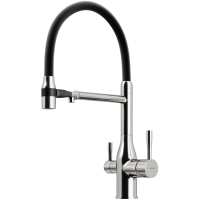 Смеситель для кухни Sancos Garda SC4009BN Никель брашированный Черный