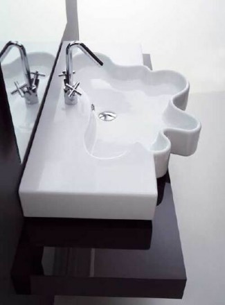 раковина накладная/полувстраиваемая disegno ceramica splash sh10056101