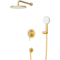 Душевая система Cezares Relax RELAX-DSET-BORO Брашированное золото