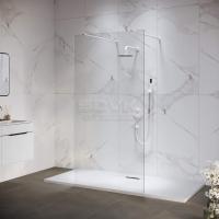 Душевая перегородка RGW Walk In WA-016-W 140 35101614-15 профиль белый, стекло прозрачное