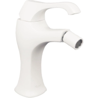Смеситель Emmevi Ares 76004/BIO для биде, с донным клапаном, белый матовый