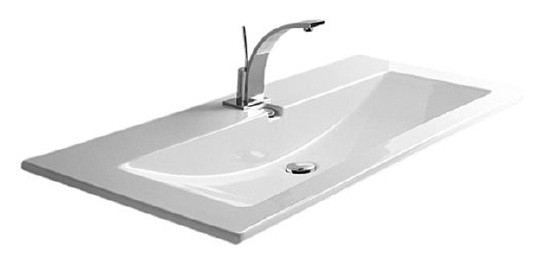 Раковина полувстраиваемая 121 см Disegno Ceramica Light LH12050101