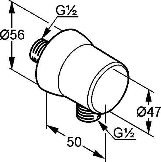 шланговое подключение kludi balance 5206105-00