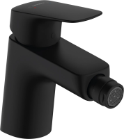 Смеситель Hansgrohe Logis 71204670 для биде, с донным клапаном, черный матовый