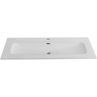 Раковина Cezares Eco CZR-8073-120 121x46 см, накладная, белый