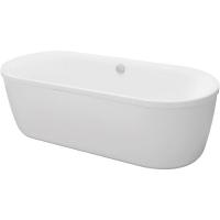 Акриловая ванна Cezares Metauro 180x80 METAURO-Central-180-80-40-W-MATT Белая матовая без гидромассажа