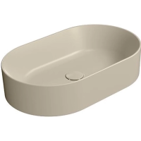 Раковина GSI Kube X 945808 накладная, 60x37 см, Creta opaco (Бежевый матовый)