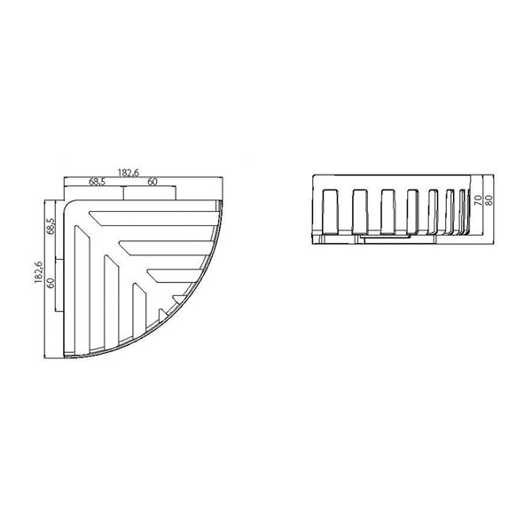 Полка Emco System 2 3545 001 33