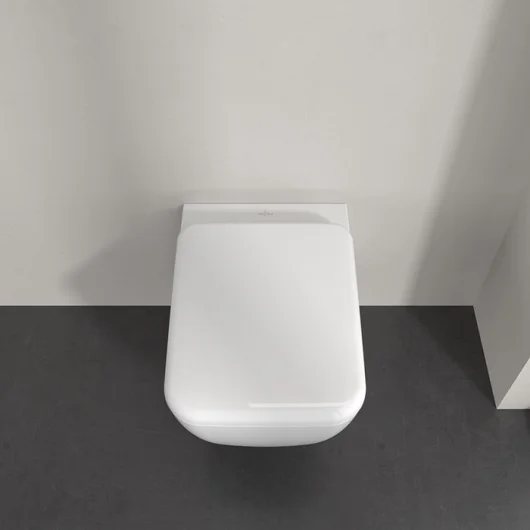 унитаз подвесной villeroy&boch skyla 4682cl01 с сиденьем микролифт, цвет альпийский белый