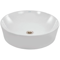 Раковина Jaquar Opal OPS-WHT-15901N Ø48 см, накладная, белая