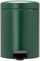 Мусорное ведро Brabantia NewIcon 304026 5 л, зеленая сосна