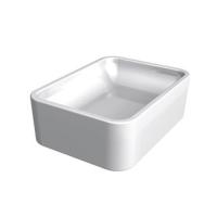 Мыльница Bertocci Cento 144 8501 0000, подвесная, цвет: белая керамика/хром