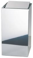 Корзина для белья Decor Walther DW 215 0610970 32x32x58см, напольная, цвет: сталь полированная