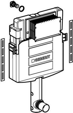 бачок скрытого монтажа geberit sigma 12 up320 109.300.00.5 для унитазов