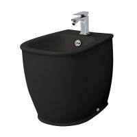Artceram Azuley Биде напольное 36х52см c креплением, с 1 отв. цвет: черный
