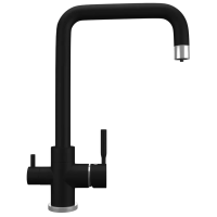 Смеситель для кухни с подключением к фильтру Ulgran уголь UQ-019-07