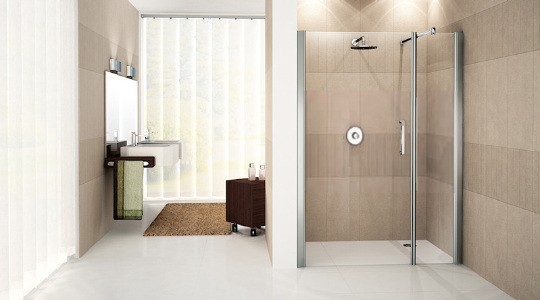 дверь для душевой кабины в нишу novellini giada g+f in line giadngf138s-1k