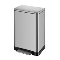 Мусорное ведро Weltwasser WW ME WW LASSY MT 12L с педалью, матовая сталь