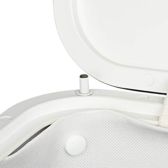 Корзина для белья Geralis FLG-B бежевая, золото, стандартная