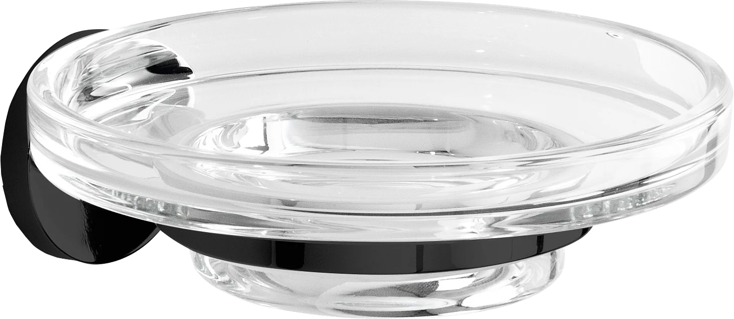 Мыльница Inda One A24110NE03 черный матовый