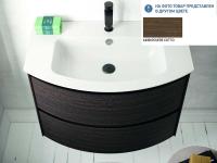 Тумба под раковину Berloni Bagno Way Round WARBS2CKD4C 1430 100x48 см, с 2-мя ящиками (WAR0003), цвет ROVERE COTTO