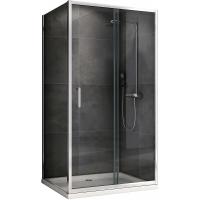 Душевой уголок Abber Schwarzer Diamant 110x60 AG301105-S605 профиль хром, стекло прозрачное