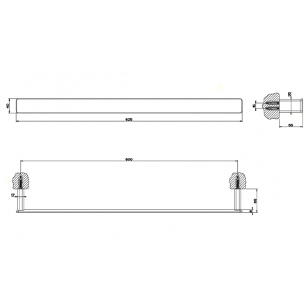Полотенцедержатель Gessi iSpa 41703#031