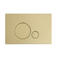 Кнопка смыва для инсталляции BelBagno Sfera CZR/BB-SR-BORO для унитаза, пластик, цвет брашированное золото
