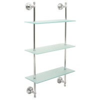 Стеклянная полка Migliore Mirella 17232 цвет хром