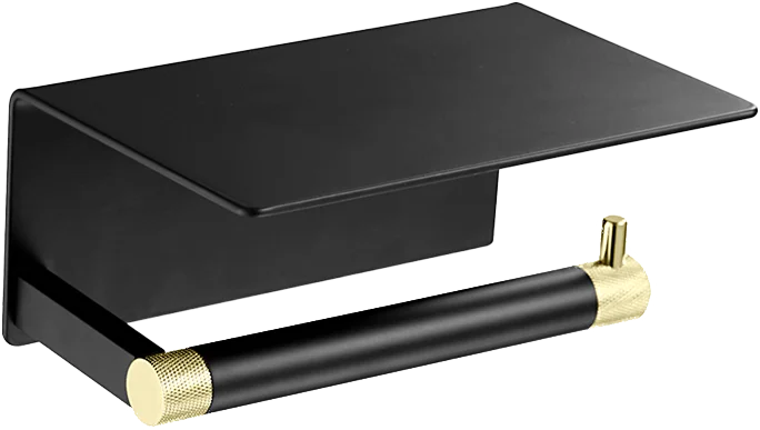 Держатель туалетной бумаги Rose RG3005H-1 черный