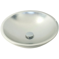 Раковина Migliore Arena 31395 накладная, Ø46 см, цвет серебро
