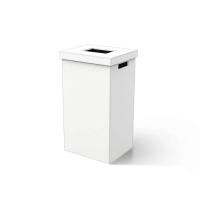 Корзина для мусора Decor Walther Brownie AWB 0937550, искусственная кожа, цвет: белый