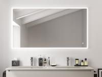 Зеркало 80x75 см Berloni Bagno Four Seasons FSN 0800 M L с LED подсветкой и сенсорным выключателем