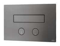 Кнопка для инсталляции CEA Design Hydroplate PLA14S с гидроёршиком для очистки унитаза, нержавеющая сталь сатин