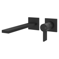 Смеситель Gessi Inverso Diamantato 73688#299 для раковины, настенный, цвет Matte Black