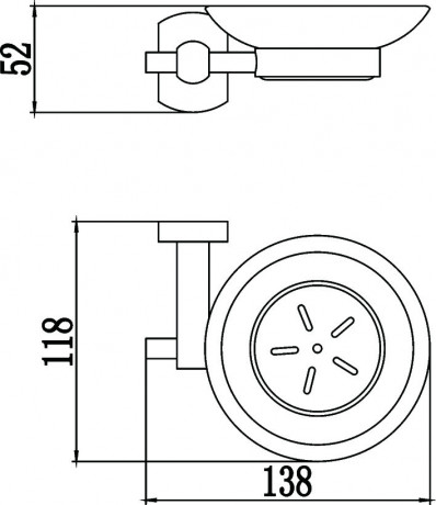 Мыльница Savol 99 S-009959