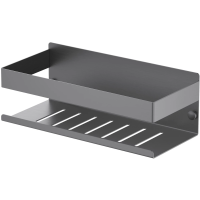 Полка для ванной Timo Luiro 18579/18 23 см, вороненая сталь