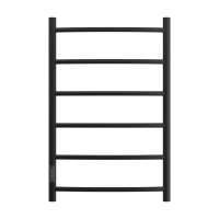 Полотенцесушитель Point Афина PN04758B электрический, 50x80 см, черный