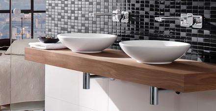 раковина villeroy & boch loop & friends 514401r1 накладная, ø43 см, альпийский белый с покрытием ceramicplus