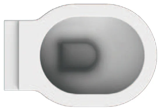 унитаз подвесной безободковый scarabeo bucket 8812/cl, без сиденья, цвет белый.